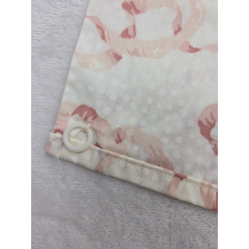 Vintage 80 90s Cottagecore Grandmillennial Floral Drapes Pink Bow Ribbons Chintz - Picture 9 of 9